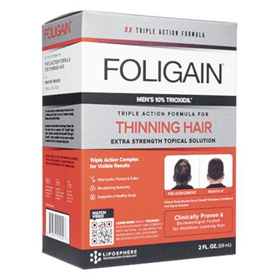 男性用 トリプルアクション・フォーミュラフォーシニングヘアー(Foligain)