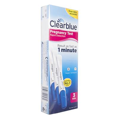 迅速妊娠検査薬(Clearblue)